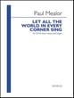 Let All the World in Every Corner Sing SATB choral sheet music cover